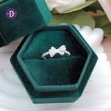  Bow Princess Silver Ring - Nhẫn Bạc 925 Nơ Đính Đá Nữ Tính - Ddreamer 2689NH 