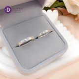  Couple Rings - Nhẫn Cặp Đính 5 Viên Đá Cá Tính - 2682NH Ddreamer 