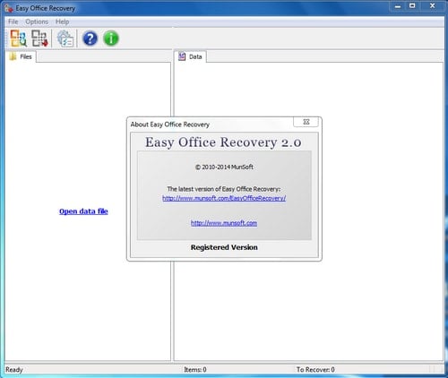 easy office recovery 2.0 registration key