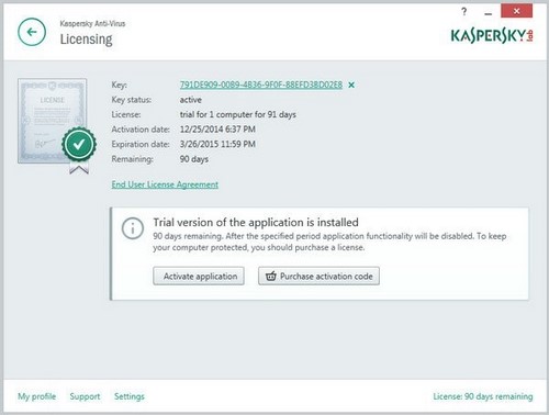 (Giveaway) Sử dụng 3 tháng miễn phí bản quyền Kaspersky Antivirus 2015, diệt virus hiệu quả từ 28/12