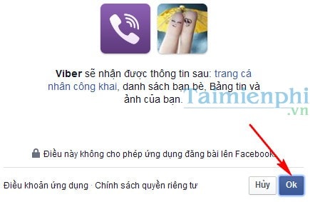 Cách kết nối Viber với facebook
