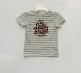  Áo thun Levis xám sọc chữ bé trai 