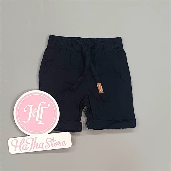  Quần short kaki Waga xanh đen bé trai 