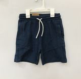  Quần short thun T3X xanh đen dây trắng bé trai 