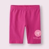  Quần legging lửng PL4CE hồng đậm bé gái 