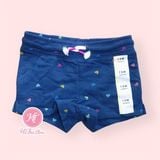  Quần short thun C4T&J4CK xanh đen trái tim bé gái 