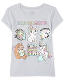  Áo thun Place xám girl amazing bé gái 