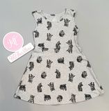  Đầm ba lỗ xám mèo - H30 