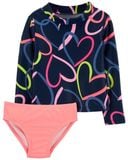  (5y) Bộ bơi trái tim sọc - S47 