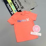  Áo thun Hurley cam chữ bé trai 
