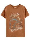  Áo thun 0shk0sh nâu KL roar some bé trai 
