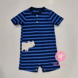  Body đùi C4RTER xanh dương sọc tê giác bé trai 