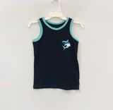  Áo thun ba lỗ Pl4ce xanh đen cá mập bé trai 