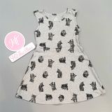  Đầm ba lỗ xám mèo - H30 