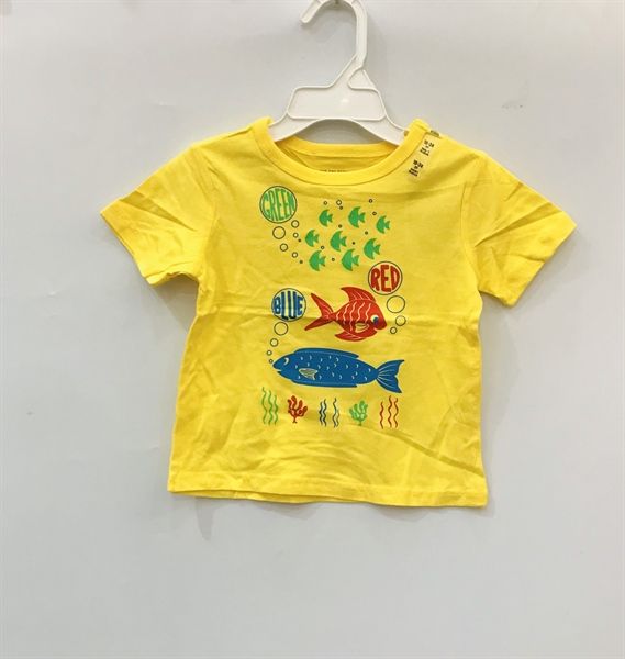  Áo thun Pl4ce vàng xe bé trai 