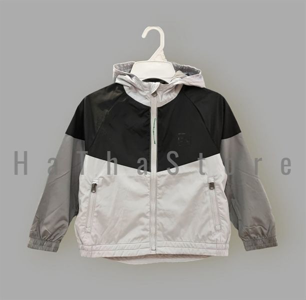  Áo khoác dù G4P xám đen bé trai 