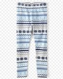  Quần legging GBR xanh hoa tuyết bé gái 