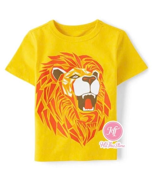  Áo thun PL4CE vàng sư tử bé trai 