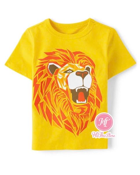  Áo thun PL4CE vàng sư tử bé trai 
