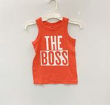  Áo ba lỗ Pl4ce cam the boss bé trai 