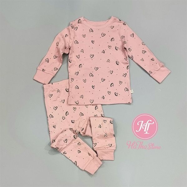  Bộ dài N3XT hồng tim bé gái 