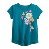 Áo thun JB xanh hoa bé gái 