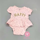  Body váy C4RTER hồng happy bé gái 