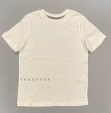  Áo thun Amazon trắng trơn bé trai 