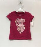 Áo thun Carter đỏ gấu koala bé gái 