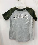  Áo thun Carter xám tay rêu chữ Bé Gái 