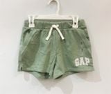  Quần short thun xanh rêu bé gái 