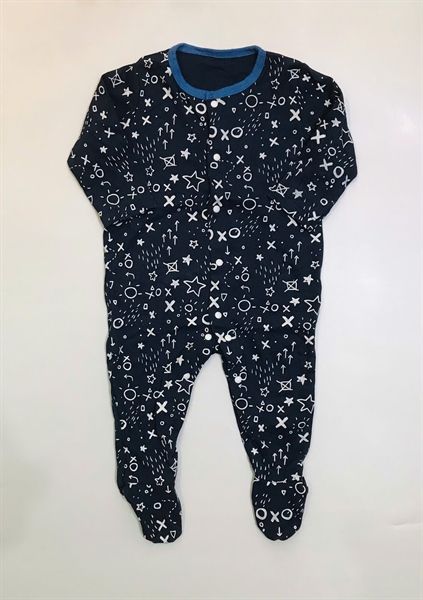  Body vớ xanh đen XO bé trai 