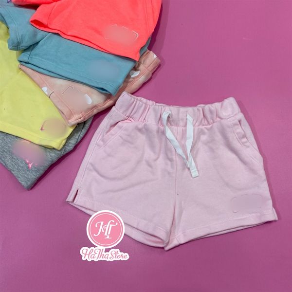  Quần short thun G4P hồng nhạt bé gái 