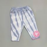 Quần jogger G4P xanh loang trắng bé gái 