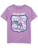  Áo thun 0shk0sh tím hươu bé trai 