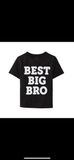  Áo thun PL4CE đen best big bro bé trai 