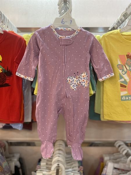  Body vớ Carter tím bướm bé gái 