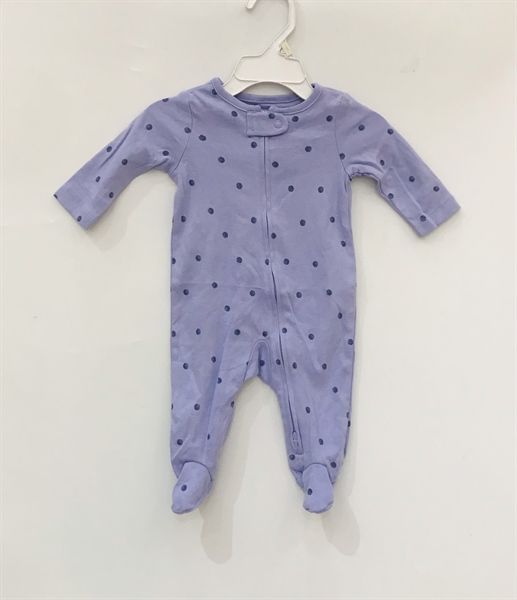  Body vớ Carter tím chấm bi bé gái 