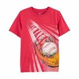  Áo thun C4RTER đỏ ball bé trai 