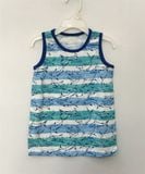  Áo thun ba lỗ PL4CE sọc cá mập bé trai 