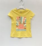 Áo thun Carter vàng mặt trời daydream bé gái 