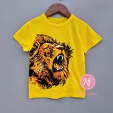  Áo thun PL4CE vàng sư tử bé trai 