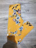  Legging vàng hoa -L12 