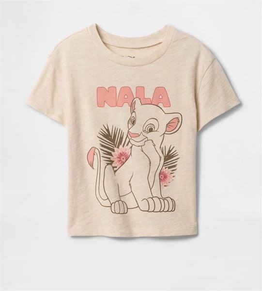  Áo thun G4P màu be hổ nala bé gái 