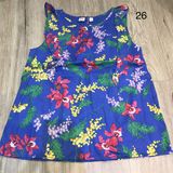  (14y) Áo vải xanh hoa 