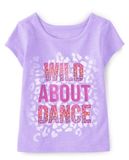  Áo thun PL4CE tím wild dance bé gái 