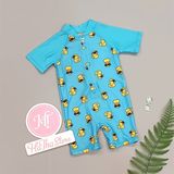  Bộ bơi liền Colloky xanh vịt bé trai 