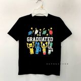  Áo thun PL4CE đen graduated bé trai 