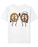  Áo thun Place trắng peace bé trai 