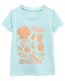  Áo thun Carter xanh sò bé gái 